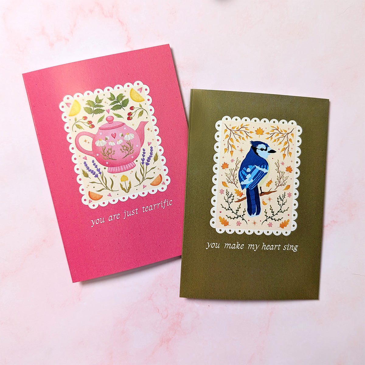 You're Just Teariffic | Teapot Mini Greeting Card