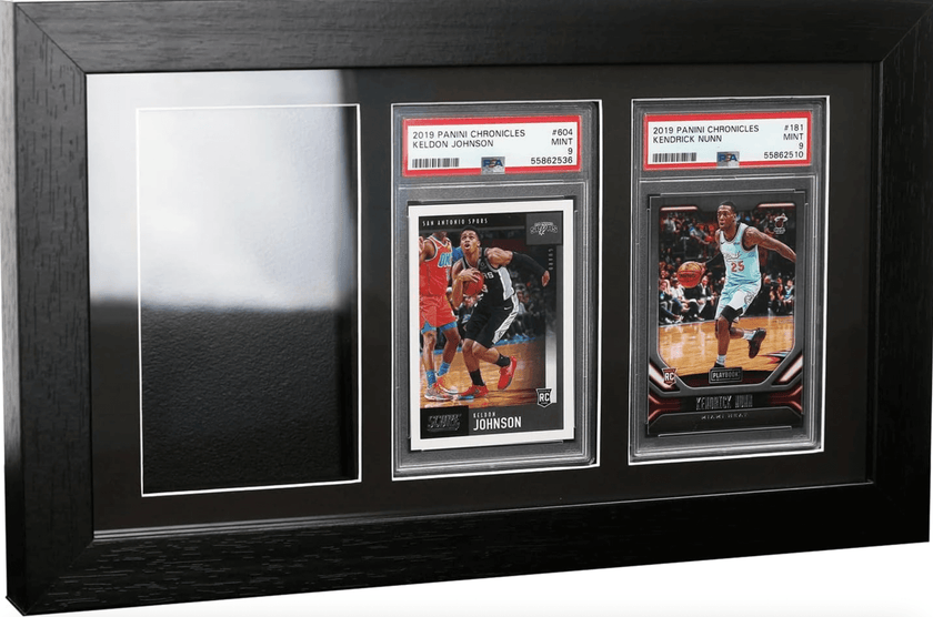 PSA Graded Wooden Frame Display with UV Glass card fit very tight ! LIQUIDATION