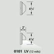 Luminaire paysager pour marche - 0101