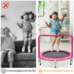 36 Inch Kids Trampoline Mini Rebounder with Full Covered Handrail