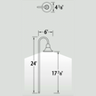 Luminaire paysager pour allées - 0112