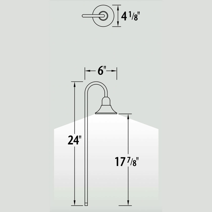 Luminaire paysager pour allées - 0112