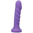 Tantus Silicone Echo Silicone Vibrator Midnight Purple