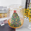 Christmas Tree Cups Heat Resistant Double Layer Household Cartoon Tumbler  Gift Idea