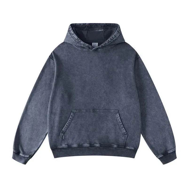 Fall Winter Thick Pullover Hoodie Sweatshirts For Men