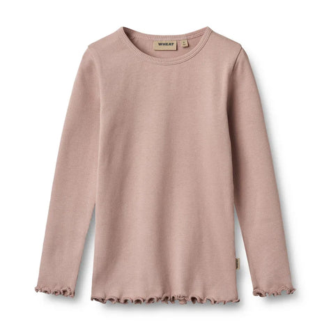 Long Sleeve T-shirt Ida | Rose Powder | Wheat Kids