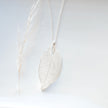 Real leaf necklace