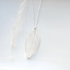 Real leaf necklace
