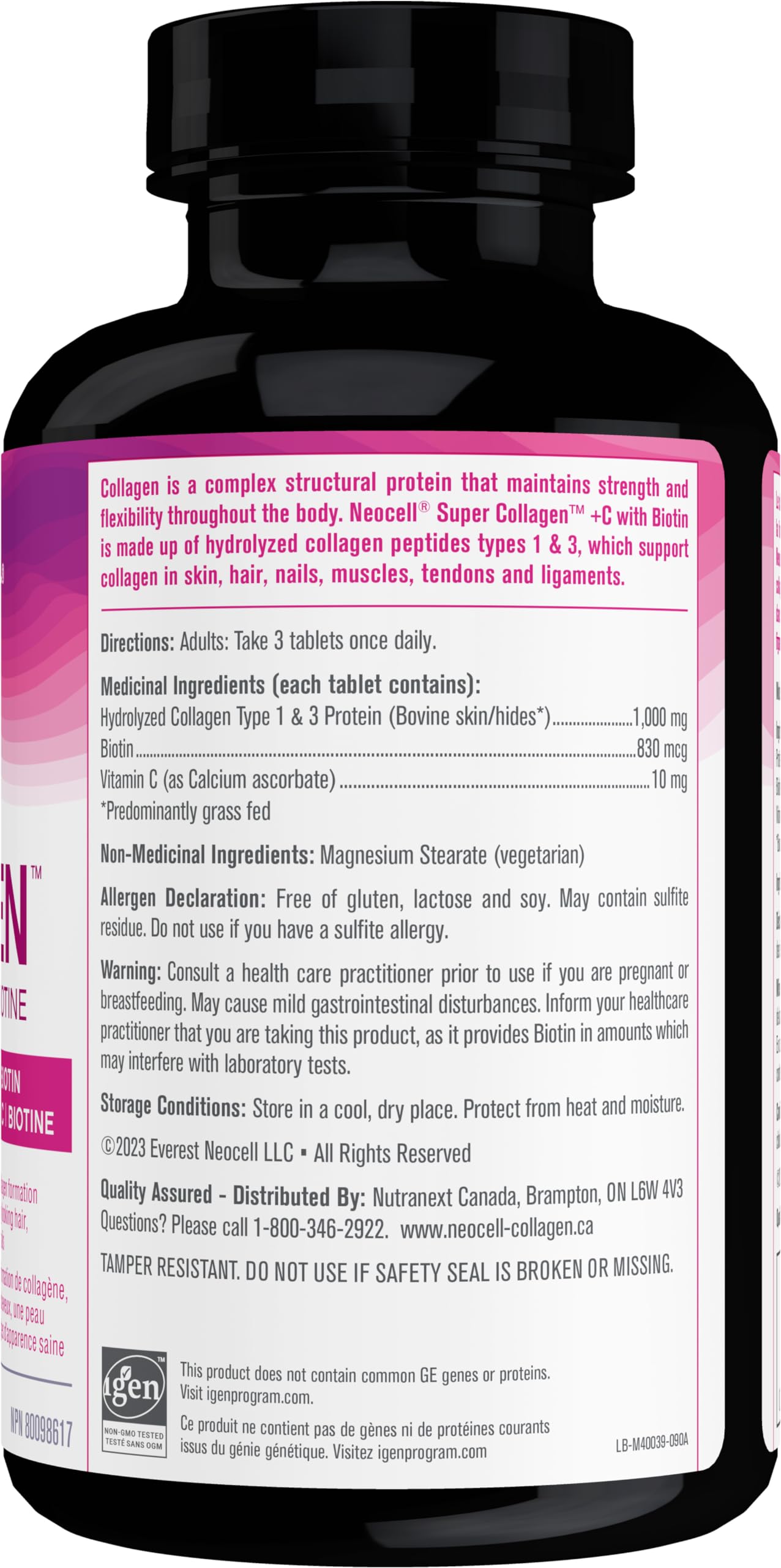 NeoCell - Super Collagen +C with Biotin (90tab)