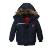New Children's Cotton Padded Clothes Thickened Hooded Coat