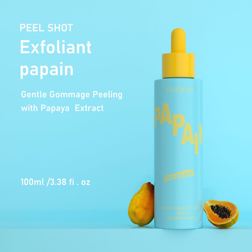 Phofay Glycolic Acid AHA Exfoliating Brightening Toner – Niacinamide & Vitamin C (CS007 / Set)