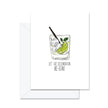 Let The Celebration Be-Gin! - Greeting Card