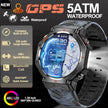 KC91 Smart Watch with Flashlight, Heart Rate, NFC and Bluetooth Calling