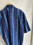 Vintage Men’s Blue Western Wrangler Shirt | Size Large