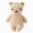 Baby honey bear (ivory floral) | Cuddle + Kind