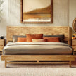 Elara Solid Wood Bed Frame