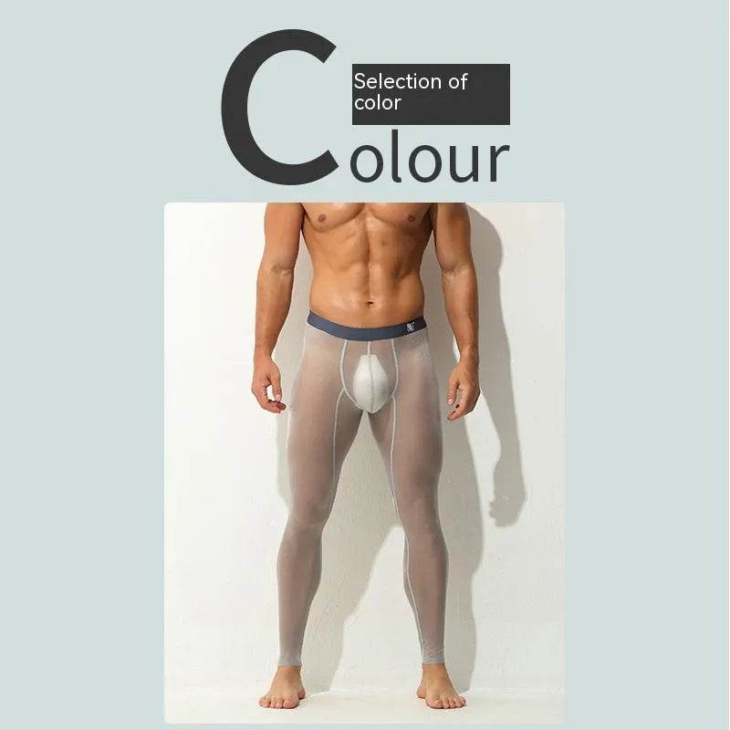 Men's Leggings Ultra-thin Tight Fitting Long John underwear men