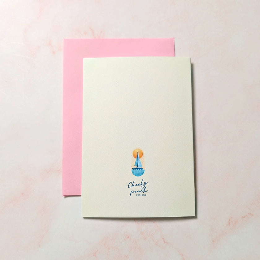 Sunset Sailing | New Brunswick Mini Greeting Card