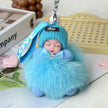 Cute Sleeping Doll Plush Doll Keychain Pendant Backpack Handbag Wallet Accessories