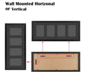 EVORETRO Wooden Display Frame for Magnetic Card Holders