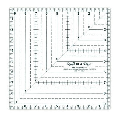 Quilt in a Day Square Up Ruler 9.5