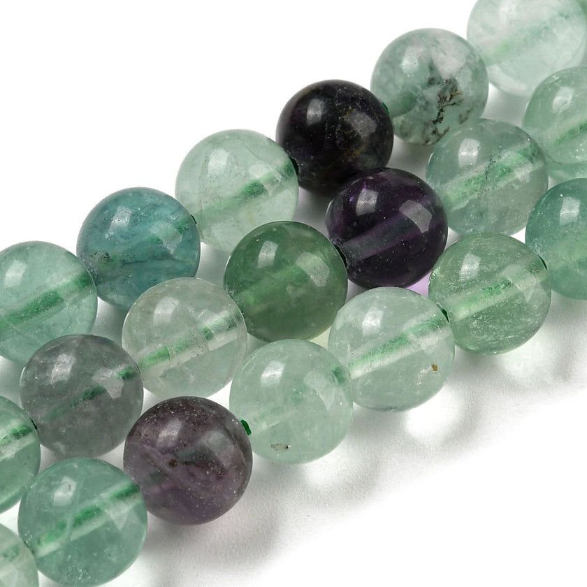 Fluorite  Gemstone Bead