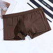 Men's Underwear Plain Cotton Boxer Short Breathable U Convex