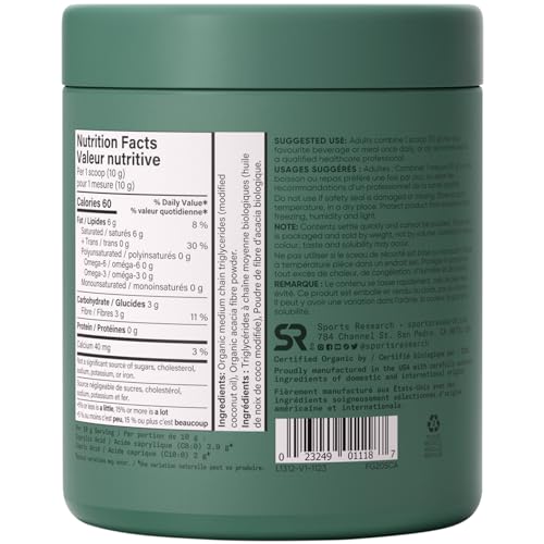 Sports Research - Organic MCT Oil (887ml)