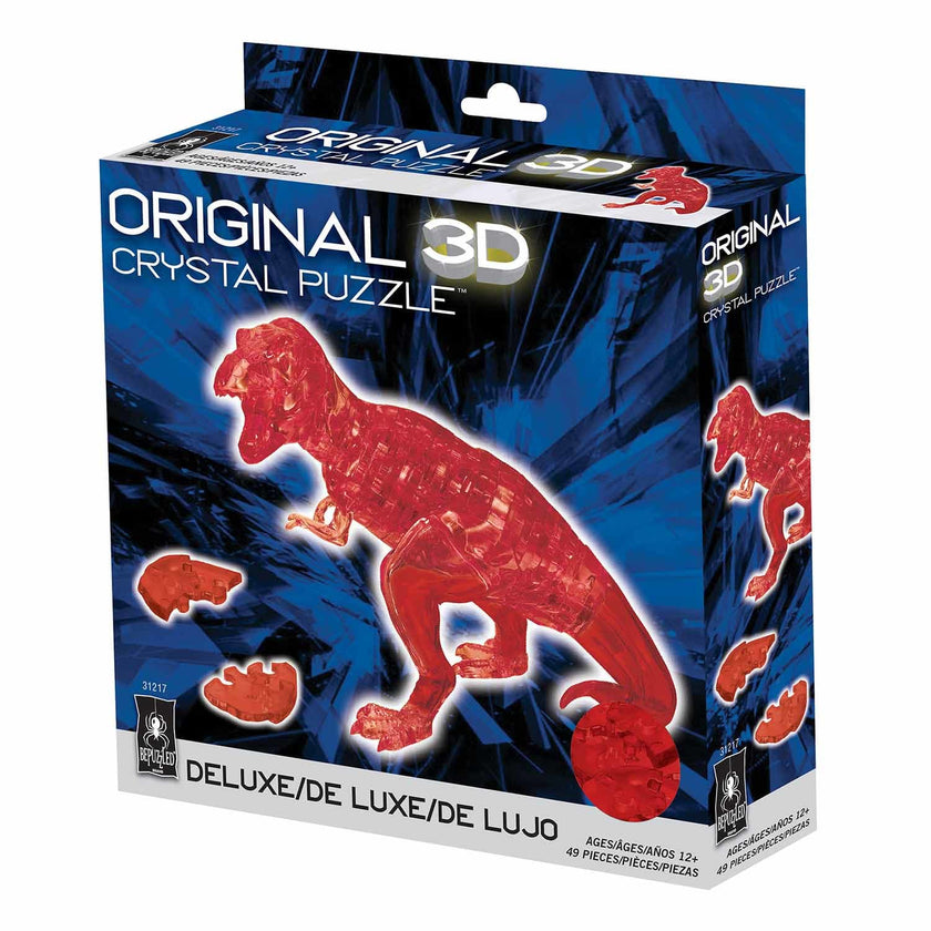 University Games - T REX RED (RED) DELUXE CRYSTAL PUZZLE