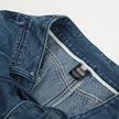 Gradient Tie-dye Straight-leg Denim Trousers Men Jeans