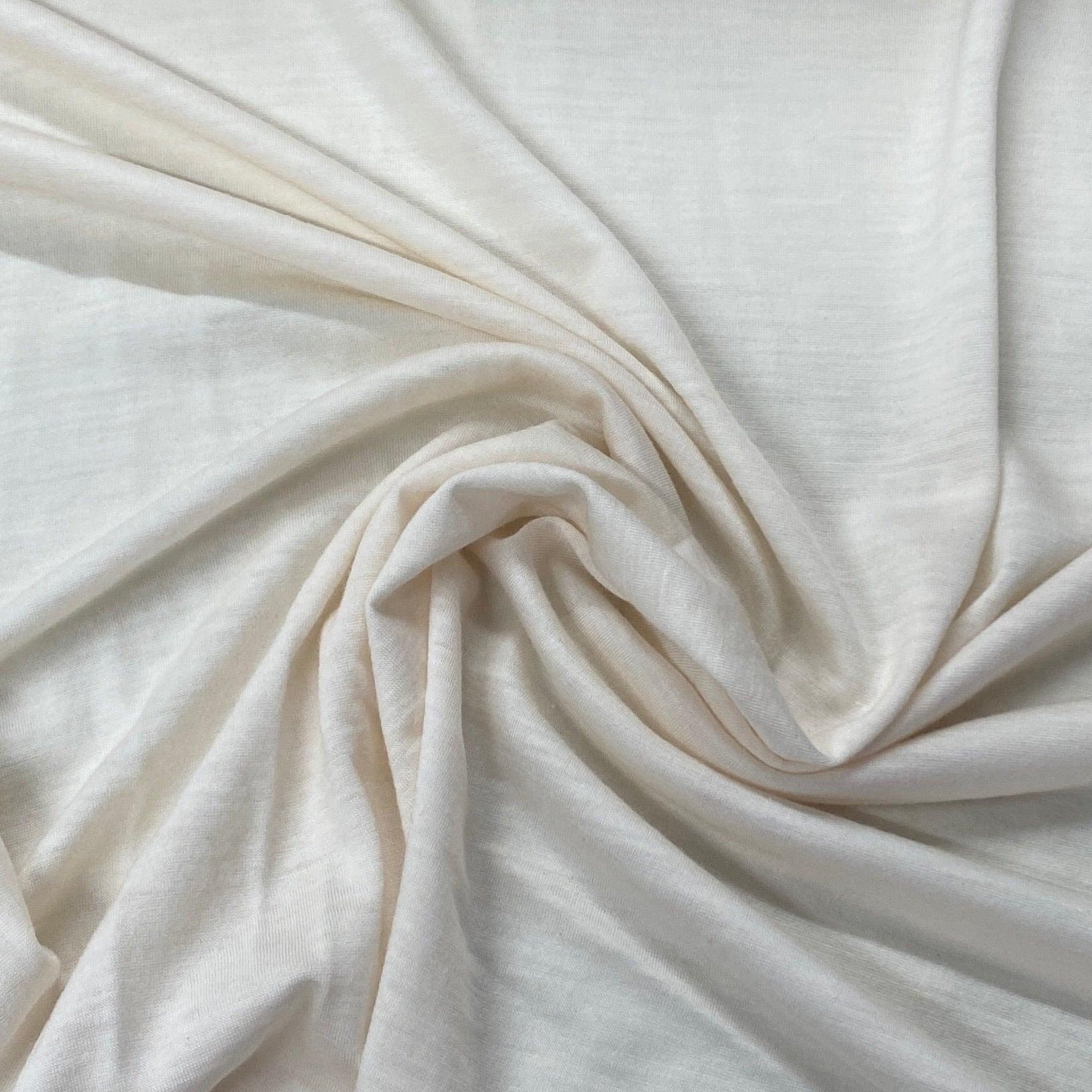 Merino Wool Jersey Knit Fabric: Lightweight Apparel, Base Layers - Made in Australia