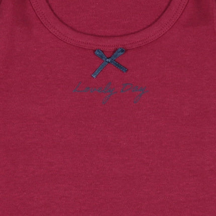 西松屋 ELFINDOLL 2枚組スムース長袖ロンパース肌着（ハート・リボン） 正規品