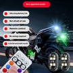 Wireless Motorcycle Warning Light with Remote Control – LED Safety Strobe Light Canada