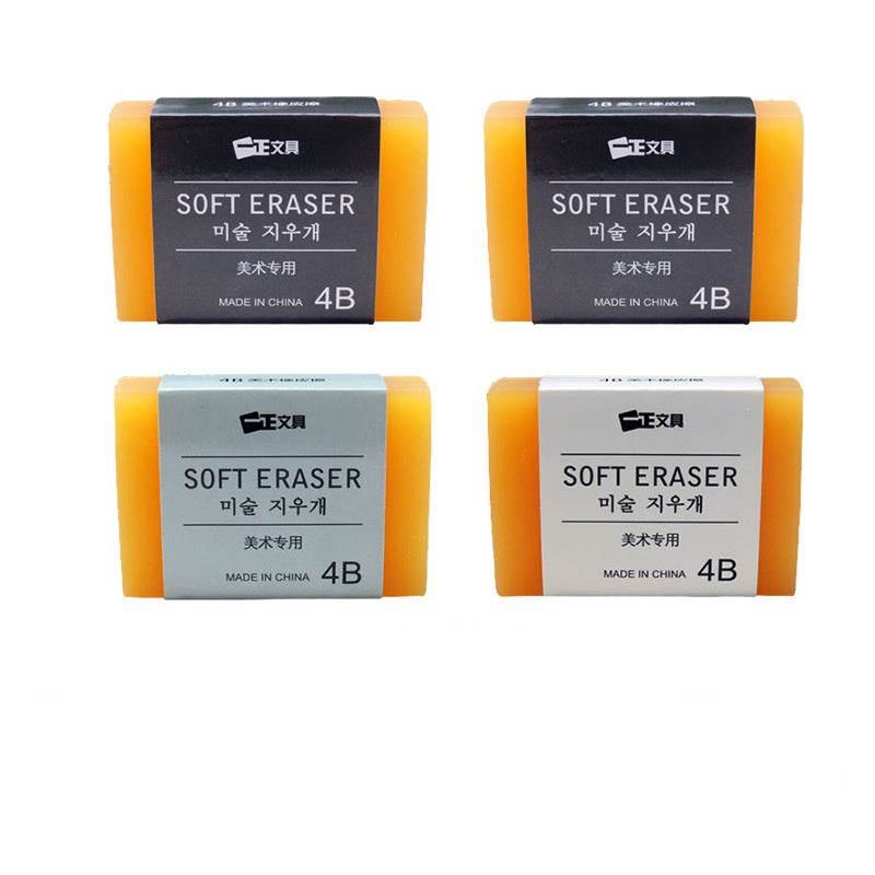 High Quality 4B Pencil Eraser Big Art Plastic Rubber for Artist Pencil Sketch Student Stationery Eraser School Office Supply