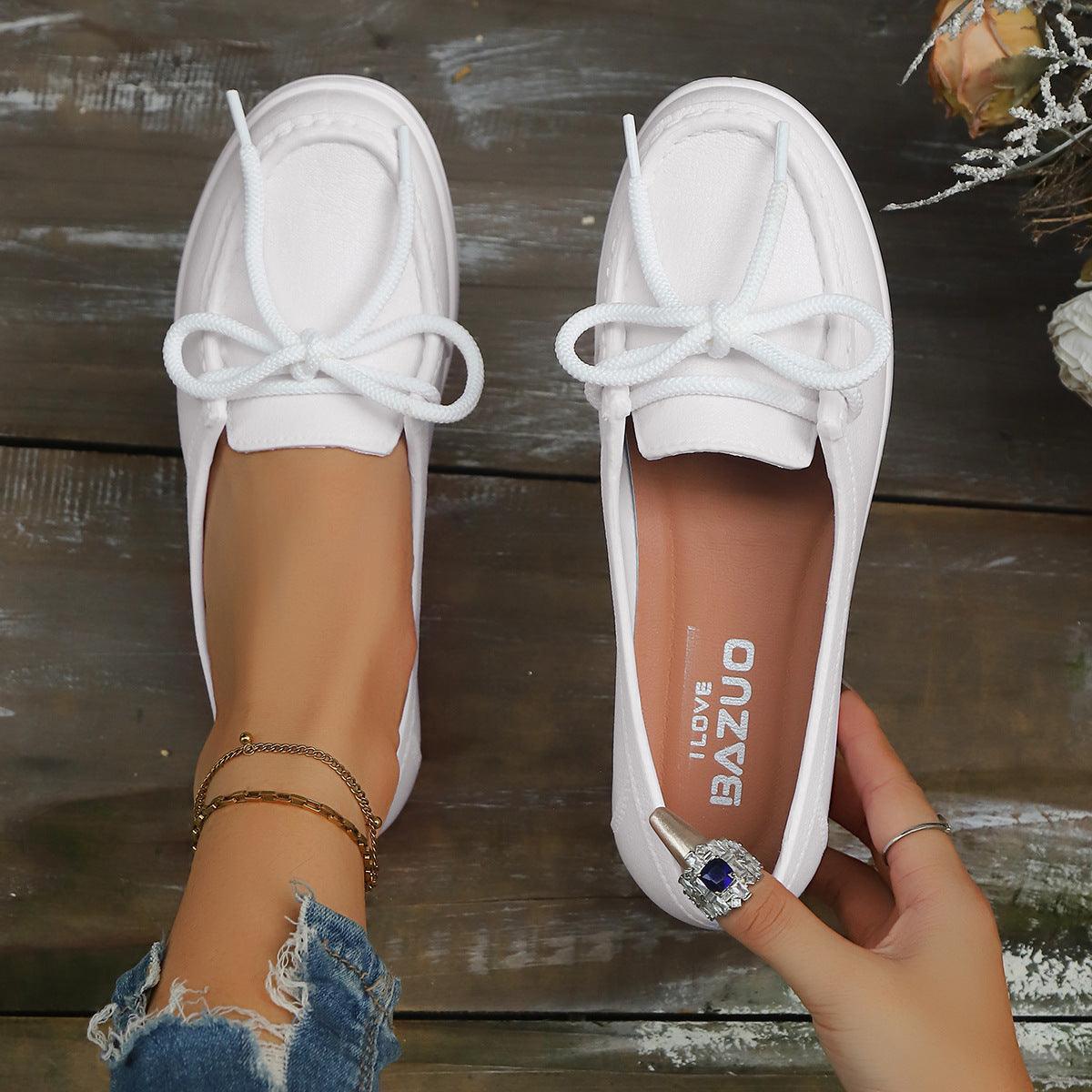 Women's Slip-On Penny Loafers Flat Shoes for Casual Daily Wear