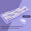 Wireless Keyboard and Mouse Set – Colorful Ergonomic Combo for Home and Office Canada