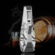Luxury Cigar Lighter with Safety Lock, Alloy Build, Multiple Finishes
