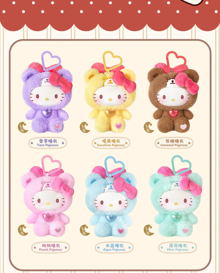 Sanrio Hello Kitty Teddy Pajamas (1 Random Box)