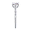 Pleasure - A Wedding Ring Set With Top-quality Moissanite S925 Silver And Platinum-plated Diamond Can Be Inspected With A Diamond Pen