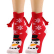 Hand Holding Couple Magnetic Handle Christmas Stockings