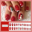 24pcs Christmas False Nail Decal stickers