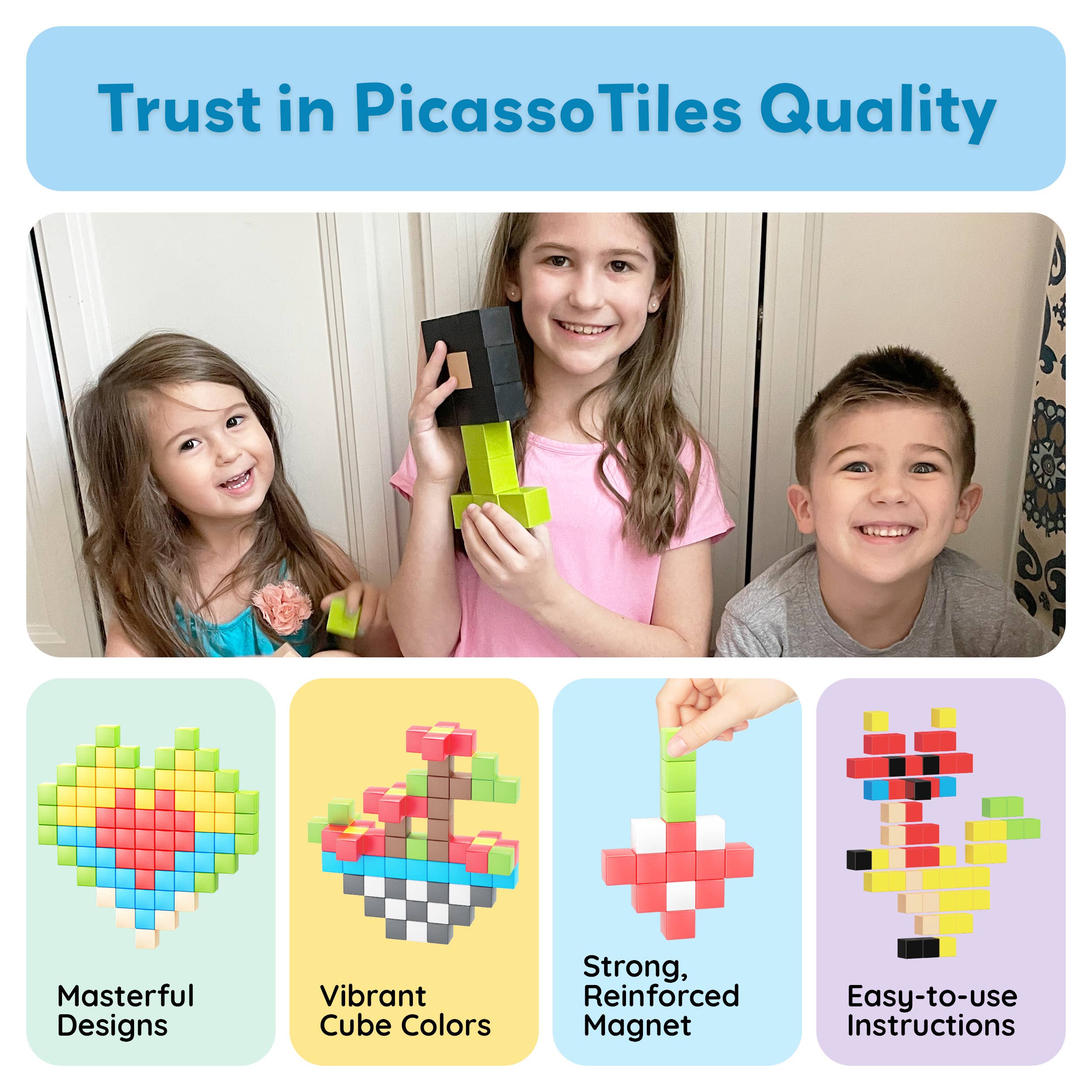 PicassoTiles - PicassoTiles 60pc 1.2