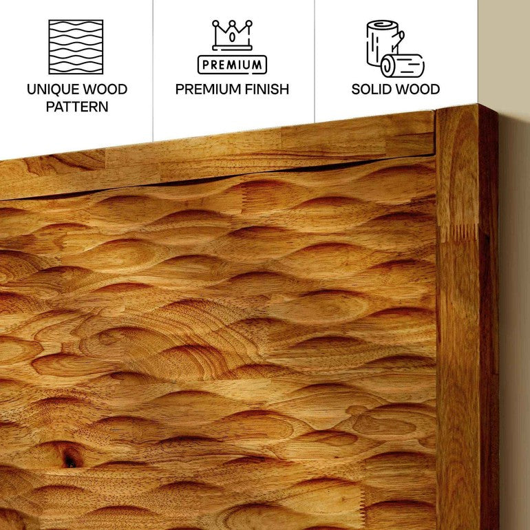 Elara Solid Wood Bed Frame