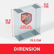 Transparent EVORETRO PET Display Case Protector for SH Figuarts Sanji Figure