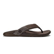 Olukai Men's Tuahine Full-Grain Leather Flip-Flop Sandals Size 8