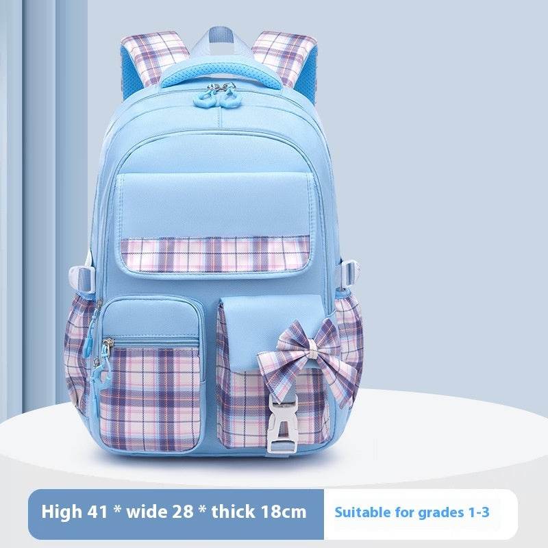 Children's Backpack Lightweight Spine-protective Burden Reduction Large Capacity