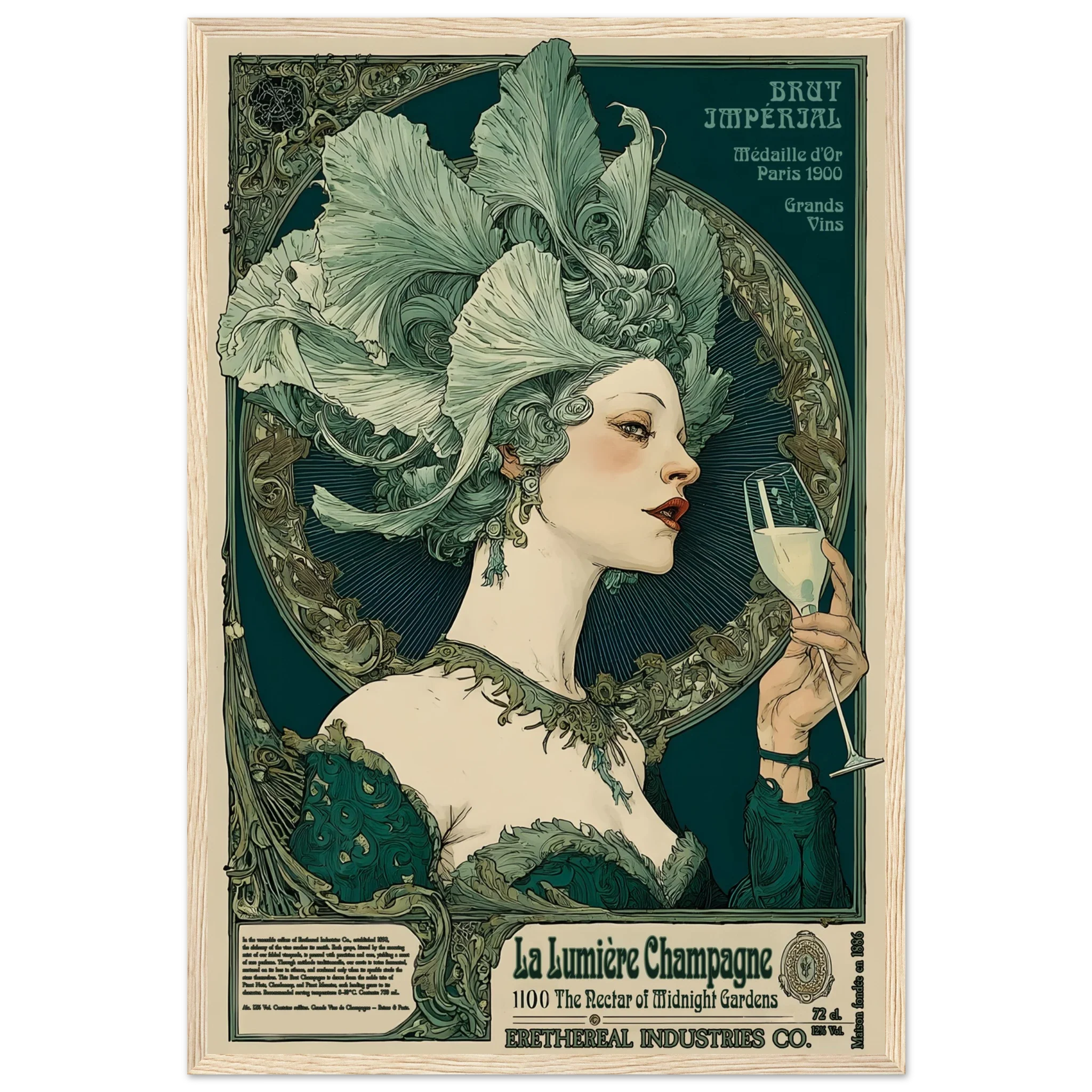 La Lumière Champagne - Poster & Framed Print