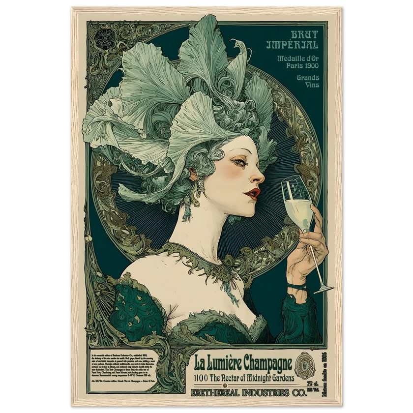 La Lumière Champagne - Poster & Framed Print