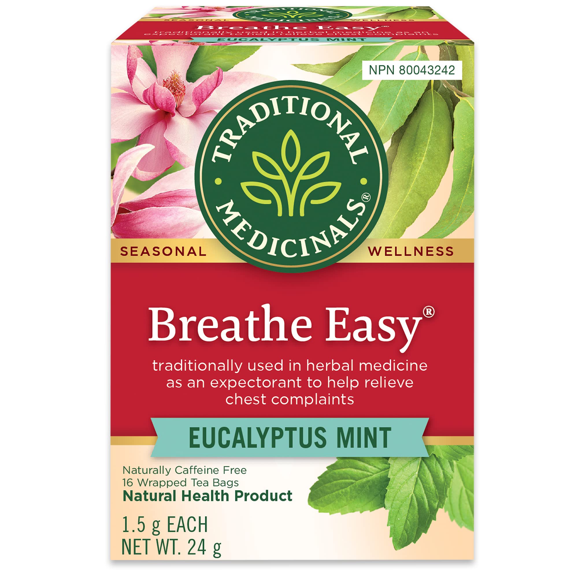 Traditional Medicinals - Breathe Easy (16bg)