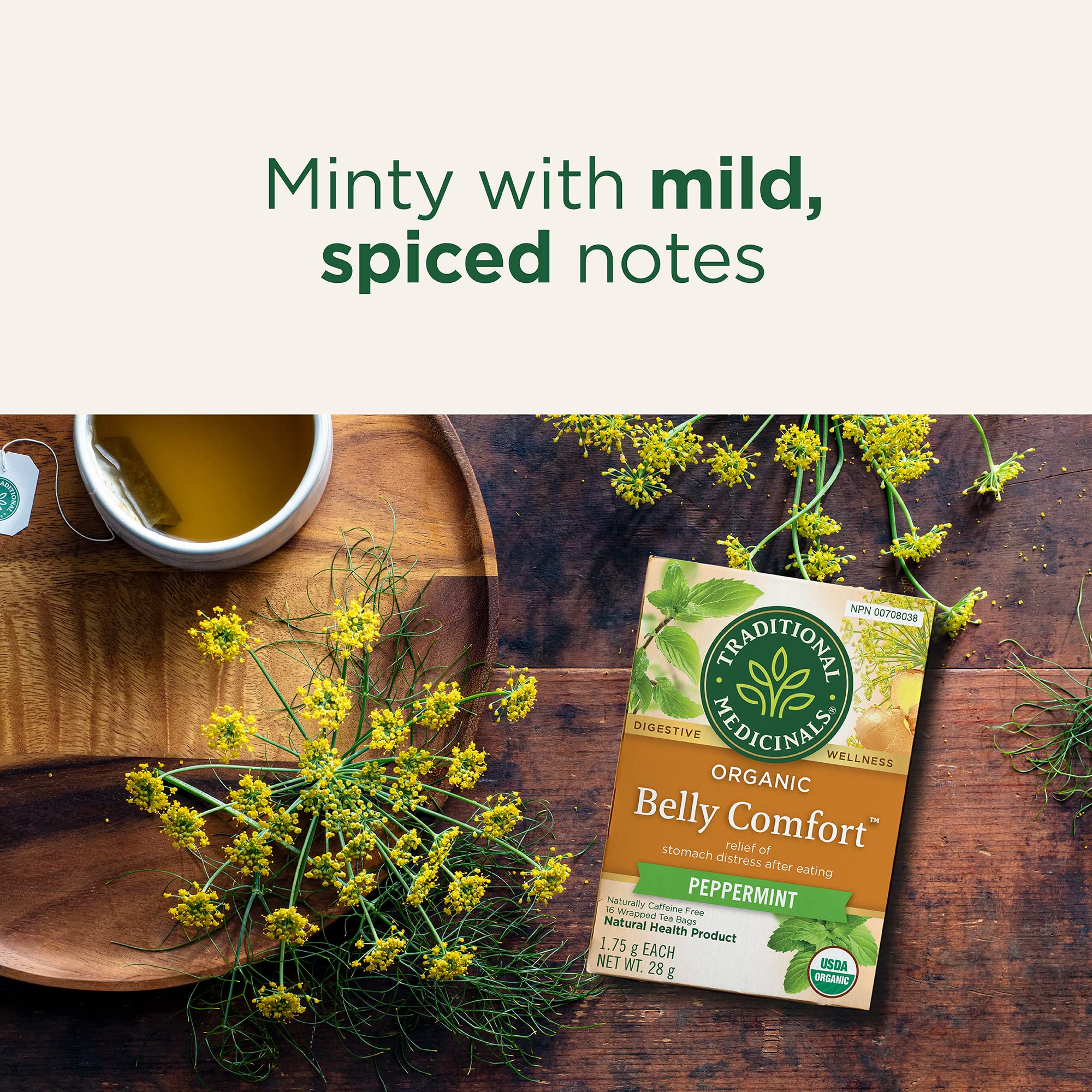 Traditional Medicinals - Belly Comfort Peppermint (16bg)